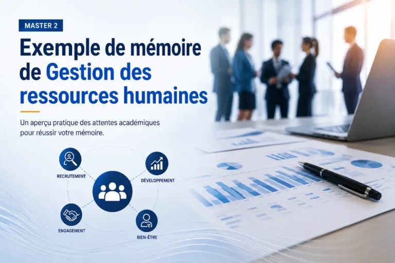 Exemple de mémoire de Gestion des ressources humaines
