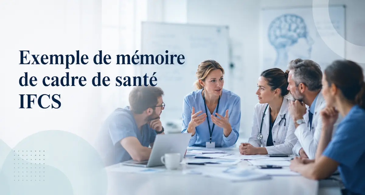 Exemple de mémoire de cadre de santé IFCS